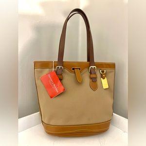 SOLD DOONEY AND BOURKE brand new bucket bag with brass